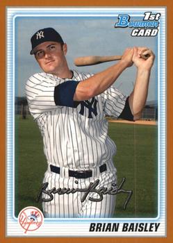 2010 Bowman - Prospects Orange #BP49 Brian Baisley Front