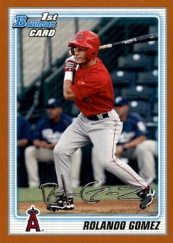 2010 Bowman - Prospects Orange #BP56 Rolando Gomez Front