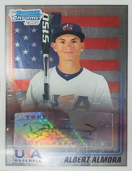 2010 Bowman Chrome - 18U USA Baseball Autographs #USA-AA Albert Almora Front