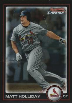 2010 Bowman Chrome - Refractors #100 Matt Holliday Front