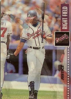 1995 Sportflix #32 Dave Justice Front