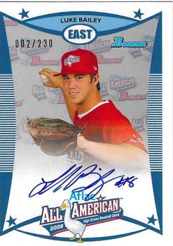 2010 Bowman Draft Picks & Prospects - AFLAC All-American Classic Autographs #AFLAC-LB Luke Bailey Front