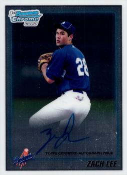 2010 Bowman Draft Picks & Prospects - Chrome Prospect Autographs #BDPP87 Zach Lee Front