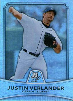 2010 Bowman Platinum - Refractors #51 Justin Verlander Front