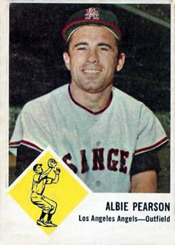 1963 Fleer #19 Albie Pearson Front