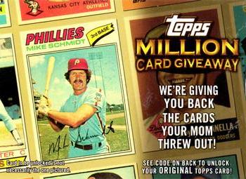 2010 Topps - Million Card Giveaway #TMC-19 Mike Schmidt Front