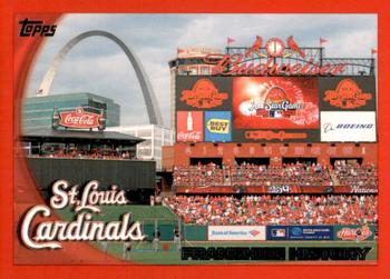 2010 Topps - Red #455 St. Louis Cardinals Front