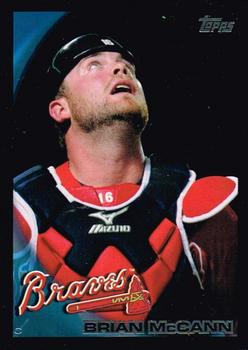 2010 Topps - Black #320 Brian McCann Front