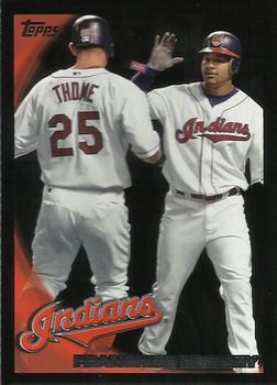 2010 Topps - Black #622 Indians Franchise History Front