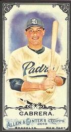 2010 Topps Allen & Ginter - Mini Black Border #2 Everth Cabrera Front