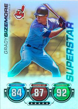 2010 Topps Attax - Gold Foil #NNO Grady Sizemore Front