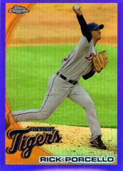 2010 Topps Chrome - Purple Refractors #13 Rick Porcello Front