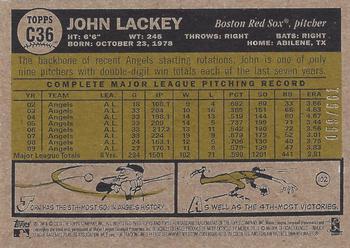 2010 Topps Heritage - Chrome Refractors #C36 John Lackey Back