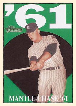 2010 Topps Heritage - Mantle Chase '61 #MM1 Mickey Mantle Front