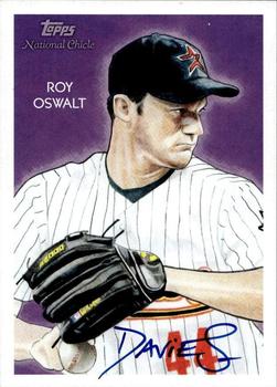 2010 Topps National Chicle - Artist's Proof Signatures #93 Roy Oswalt / Jason Davies Front
