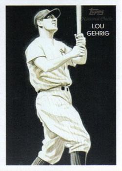 2010 Topps National Chicle - Bazooka Back #229 Lou Gehrig Front