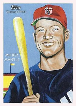 2010 Topps National Chicle - Bazooka Back #293 Mickey Mantle Front