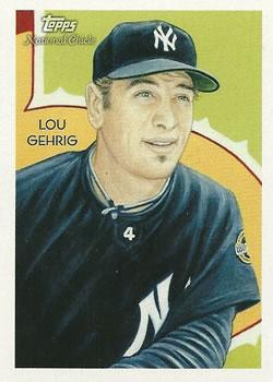 2010 Topps National Chicle - National Chicle Back #279 Lou Gehrig Front