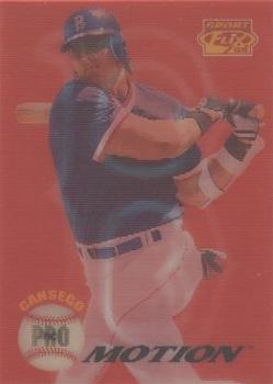 1995 Sportflix - ProMotion #PM8 Jose Canseco Front