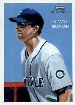 2010 Topps National Chicle - Umbrella Black Back #79 Russell Branyan Front