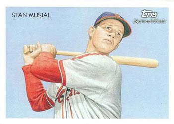 2010 Topps National Chicle - Umbrella Red Back #243 Stan Musial Front