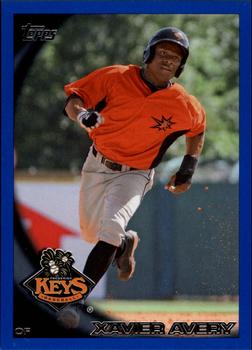 2010 Topps Pro Debut - Blue #349 Xavier Avery Front