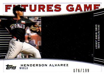 2010 Topps Pro Debut - Futures Game Relic #FGR-HA Henderson Alvarez Front