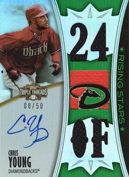 2010 Topps Triple Threads - Emerald #132 Chris Young Front