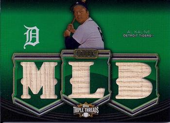 2010 Topps Triple Threads - MLB Die Cut Relics Emerald #TTR-AK Al Kaline Front