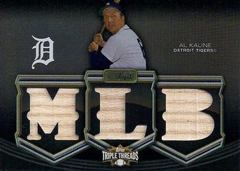 2010 Topps Triple Threads - MLB Die Cut Relics Sapphire #TTR-AK Al Kaline Front