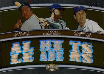 2010 Topps Triple Threads - Relic Combos Sepia #TTRC-43 Al Kaline / Ty Cobb / George Kell Front