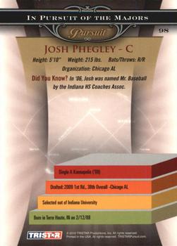 2010 TriStar Pursuit #98 Josh Phegley Back