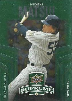 2010 Upper Deck - Supreme Green #S-30 Hideki Matsui Front