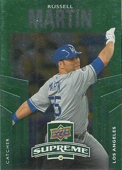 2010 Upper Deck - Supreme Green #S-73 Russell Martin Front