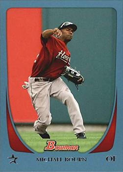 2011 Bowman - Blue #20 Michael Bourn Front