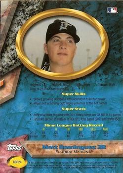 2011 Bowman - Bowman's Best Prospects #BBP24 Matt Dominguez Back