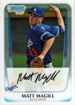 2011 Bowman - Chrome Prospects #BCP61 Matt Magill Front