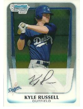 2011 Bowman - Chrome Prospects #BCP105 Kyle Russell Front