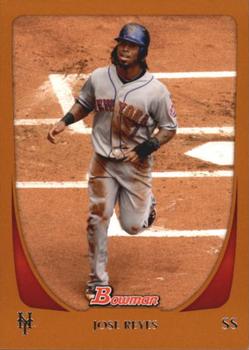 2011 Bowman - Orange #115 Jose Reyes Front