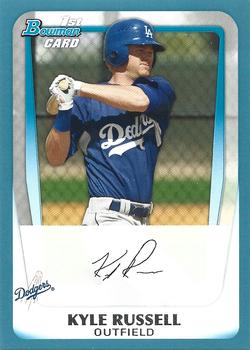 2011 Bowman - Prospects Blue #BP105 Kyle Russell Front