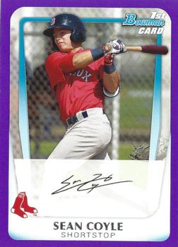 2011 Bowman - Prospects Purple #BP100 Sean Coyle Front