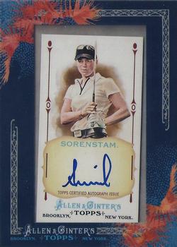 2011 Topps Allen & Ginter - Autographs #AGA-ASO Annika Sorenstam Front