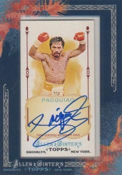 2011 Topps Allen & Ginter - Autographs #AGA-MPA Manny Pacquiao Front