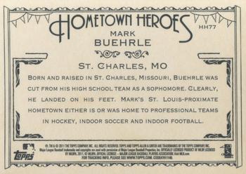 2011 Topps Allen & Ginter - Hometown Heroes #HH77 Mark Buehrle Back