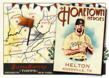 2011 Topps Allen & Ginter - Hometown Heroes #HH89 Todd Helton Front