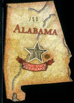 2011 Topps Allen & Ginter - State Map #AGUS-12 Alabama Front