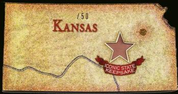 2011 Topps Allen & Ginter - State Map #AGUS-24 Kansas Front
