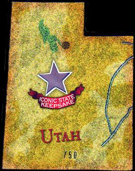 2011 Topps Allen & Ginter - State Map #AGUS-32 Utah Front