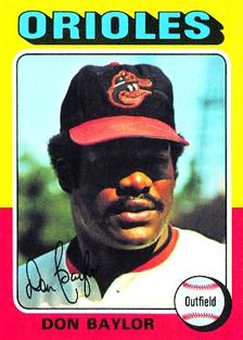 1975 Topps Mini #382 Don Baylor Front