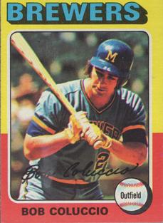 1975 Topps Mini #456 Bob Coluccio Front